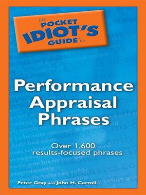 cover image of The Pocket Idiot's Guide to Performance Appraisal Phrases